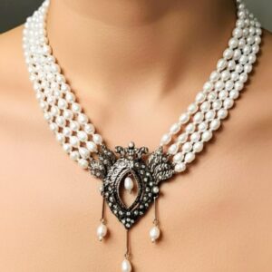 timeless elegant necklace (original mother of pearls)