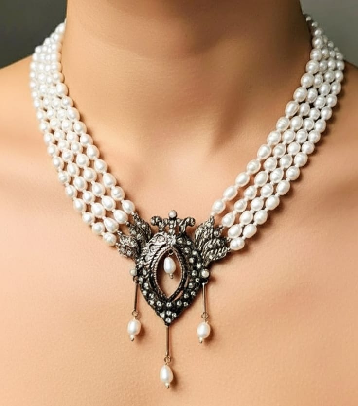 timeless elegant necklace (original mother of pearls) timeless elegant necklace (original mother of pearls)