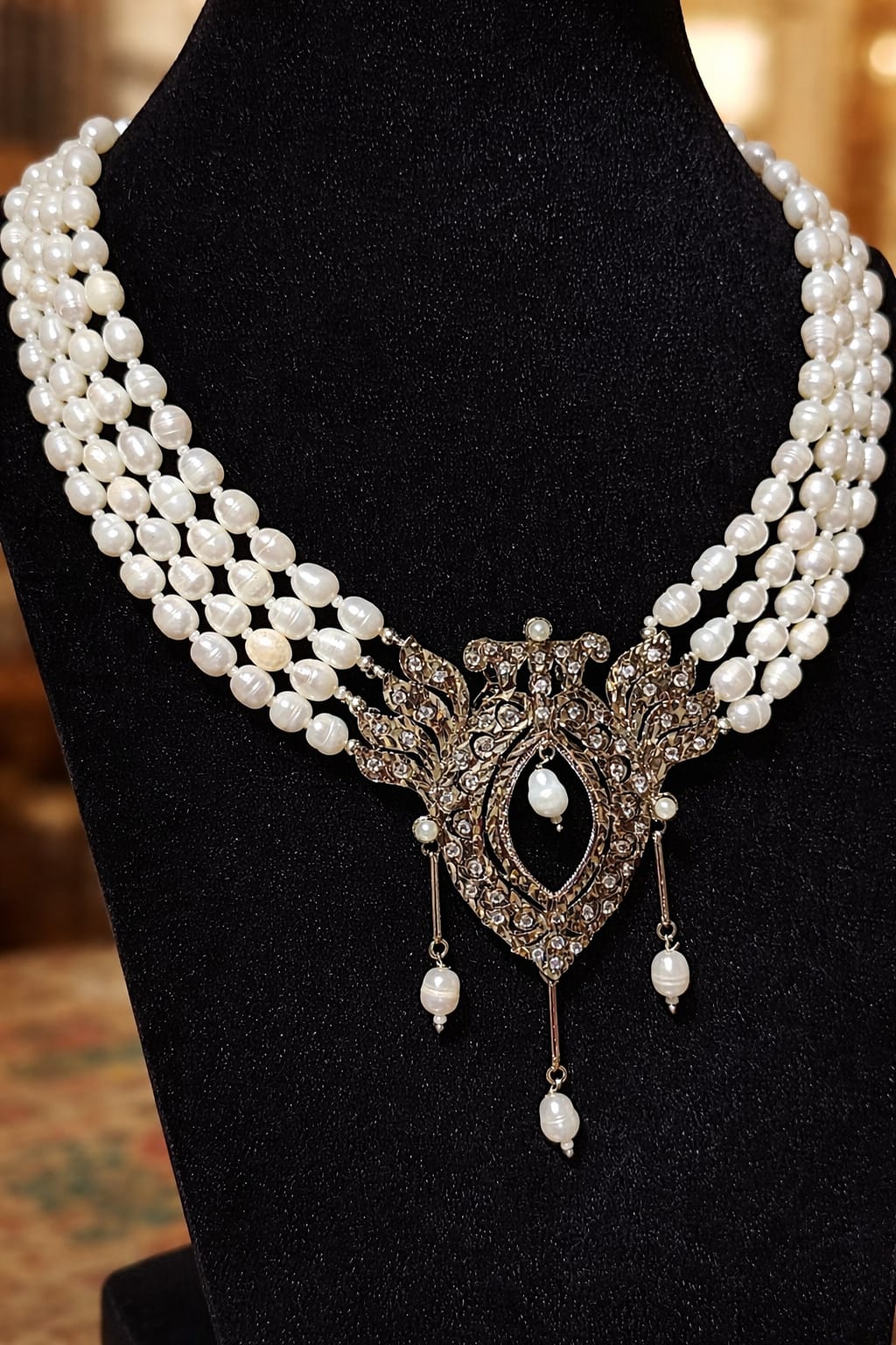 timeless elegant necklace (original mother of pearls) timeless elegant necklace (original mother of pearls)