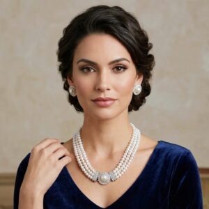 freshwater (mother of pearl) white necklace